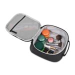 Custom Transit Recycled rPET Toiletry Bag - Black - 3