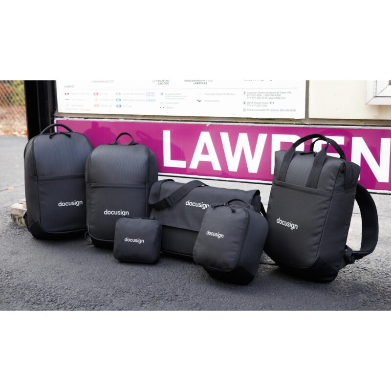 Custom Transit Recycled rPET Toiletry Bag - Black - 5