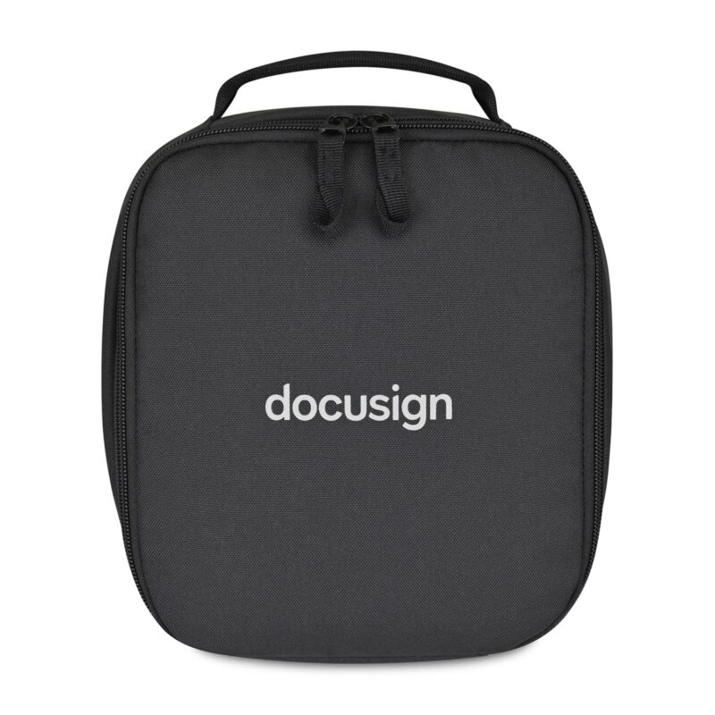 Custom Transit Recycled rPET Toiletry Bag - Black