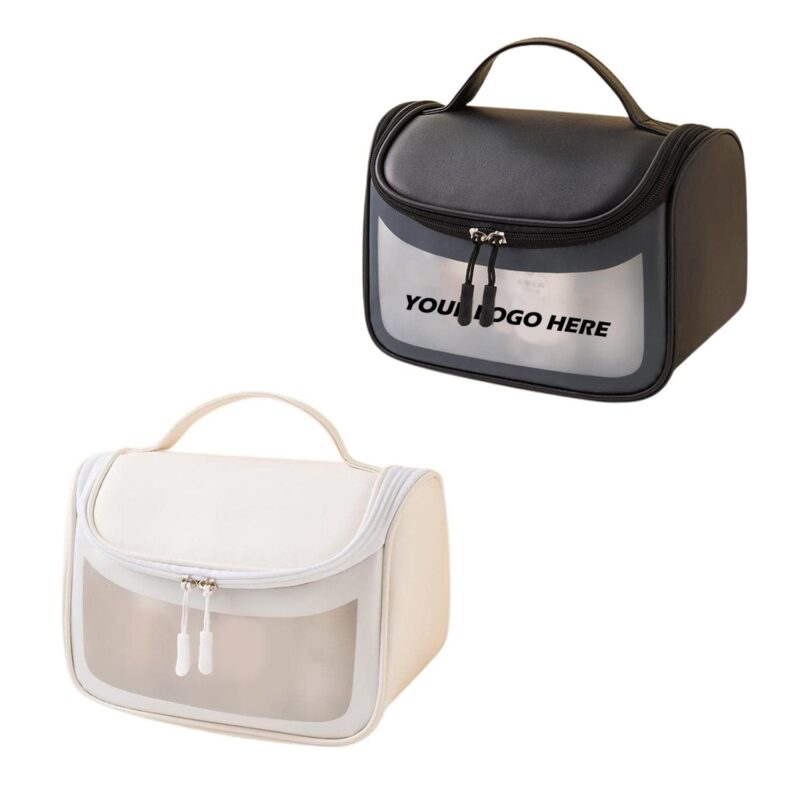Custom Translucent PVC Toiletry Bag