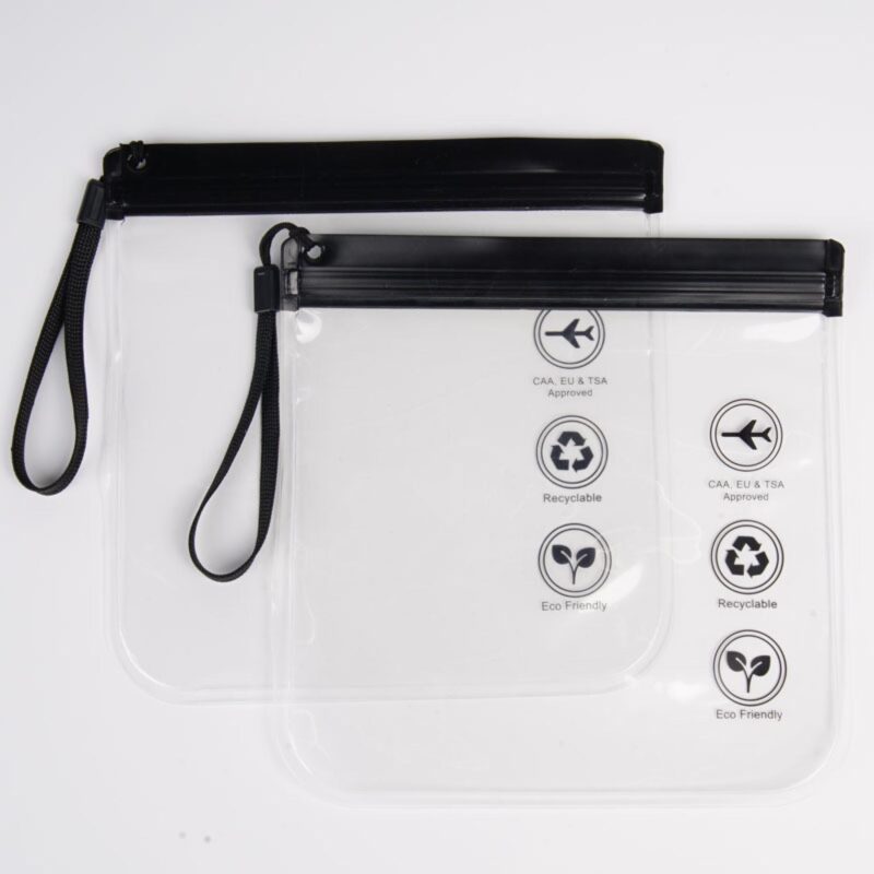 Custom Transparent Aviation Travel Sealed Waterproof Toiletry Bag - 1
