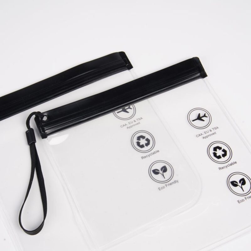 Custom Transparent Aviation Travel Sealed Waterproof Toiletry Bag - 2