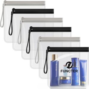 Custom Transparent Aviation Travel Sealed Waterproof Toiletry Bag With Rope