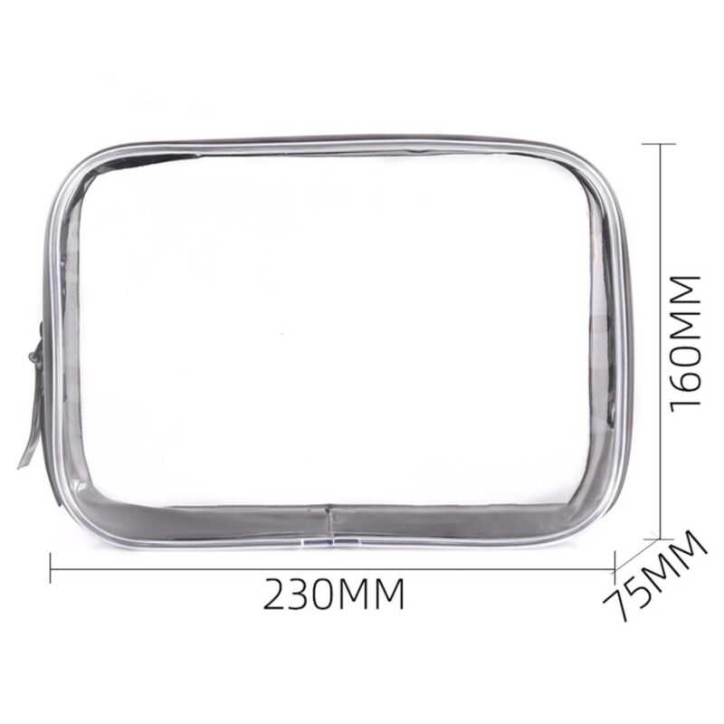 Custom Transparent Cosmetic toiletry Bag - 2