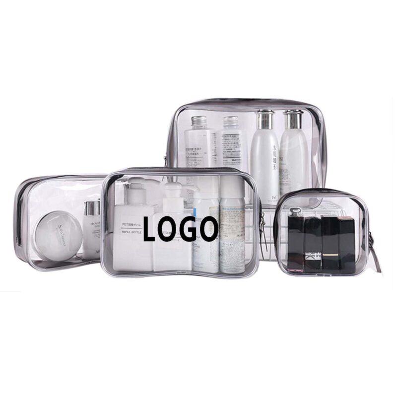 Custom Transparent Cosmetic toiletry Bag