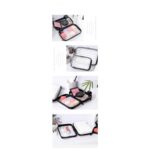Custom Transparent Hard-Shell Cosmetic/Toiletry Bag - Compact Clutch with PC/Phone Storage / Mini Suitcase - 2