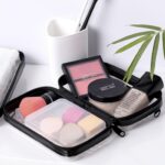 Custom Transparent Hard-Shell Cosmetic/Toiletry Bag - Compact Clutch with PC/Phone Storage / Mini Suitcase - 7