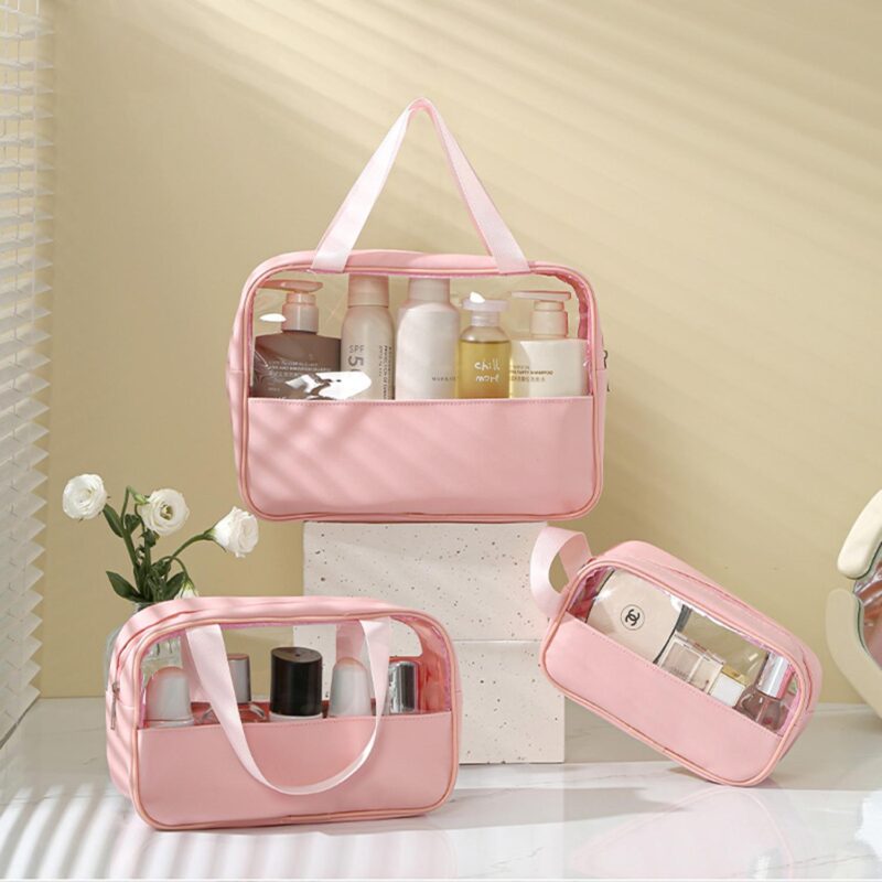 Custom Transparent Joint Toiletry Bag - 7