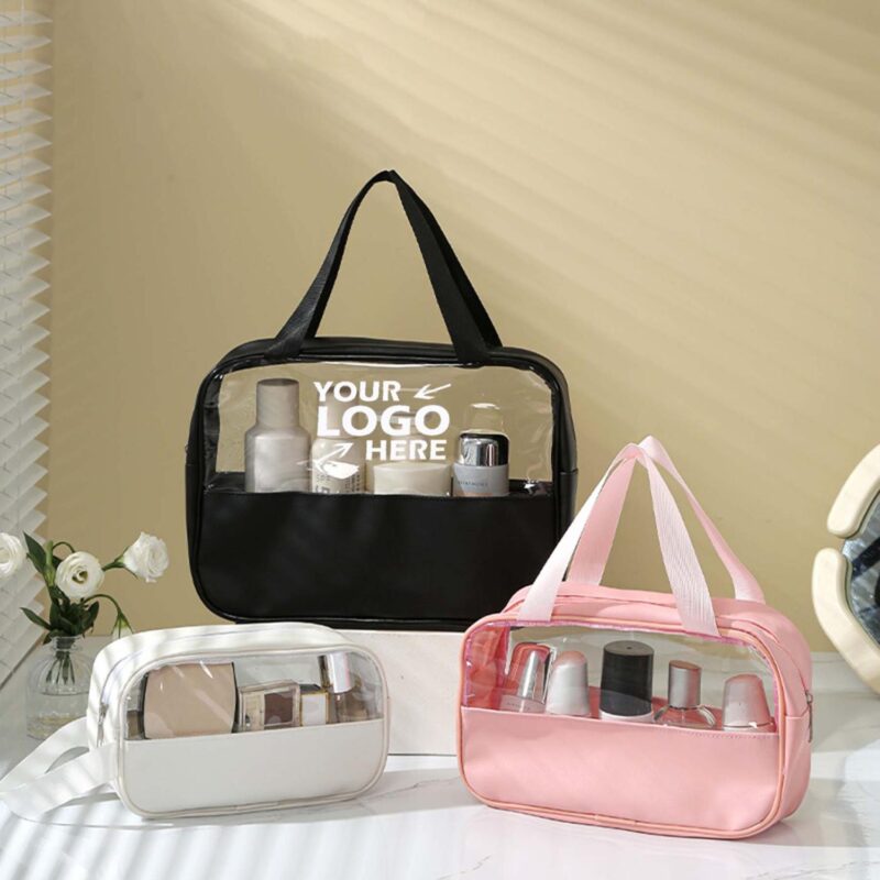Transparent-Joint-Toiletry-Bag-GTRX0176 Custom Transparent Joint Toiletry Bag
