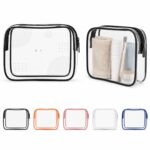 Custom Transparent PVC Toiletry Bag With Reinforced Seams