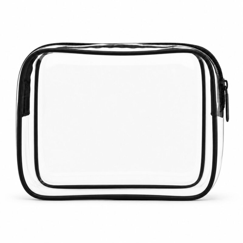 Custom Transparent PVC Toiletry Bag With Reinforced Seams - 2
