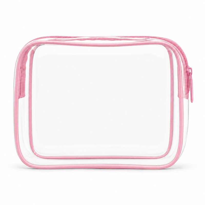 Custom Transparent PVC Toiletry Bag With Reinforced Seams - 4