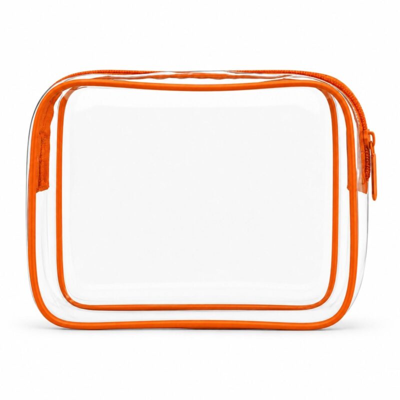 Custom Transparent PVC Toiletry Bag With Reinforced Seams - 5