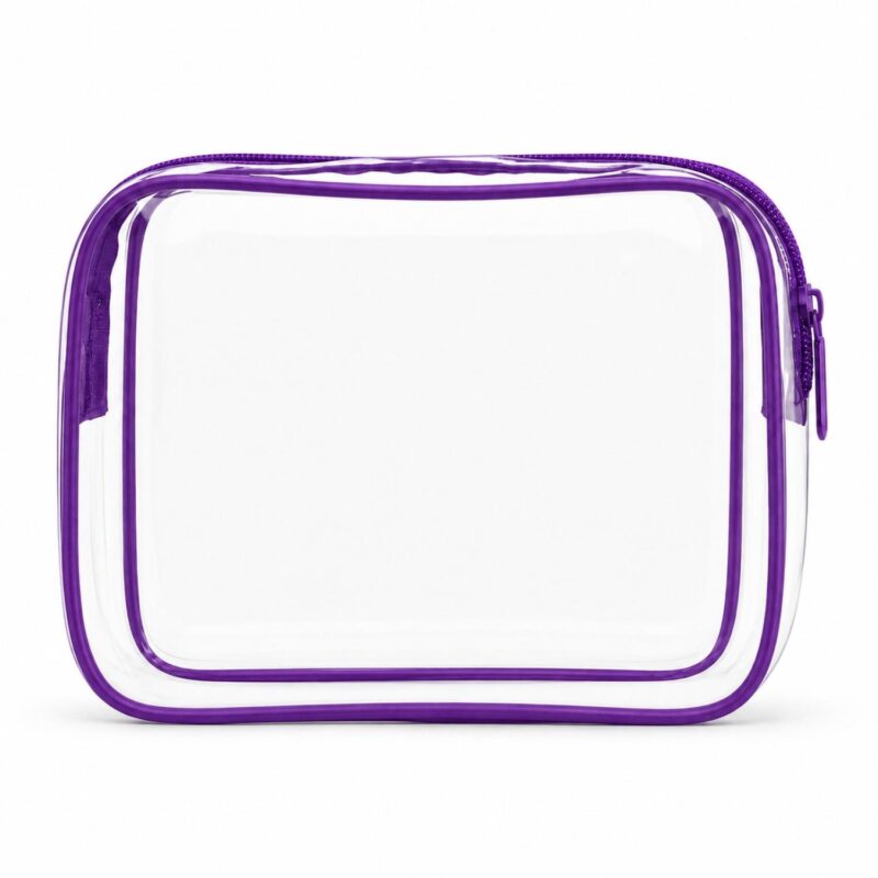 Custom Transparent PVC Toiletry Bag With Reinforced Seams - 6