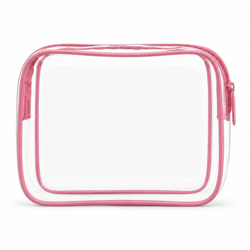 Custom Transparent PVC Toiletry Bag With Reinforced Seams - 7