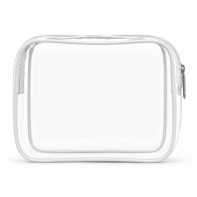 Custom Transparent PVC Toiletry Bag With Reinforced Seams - 8