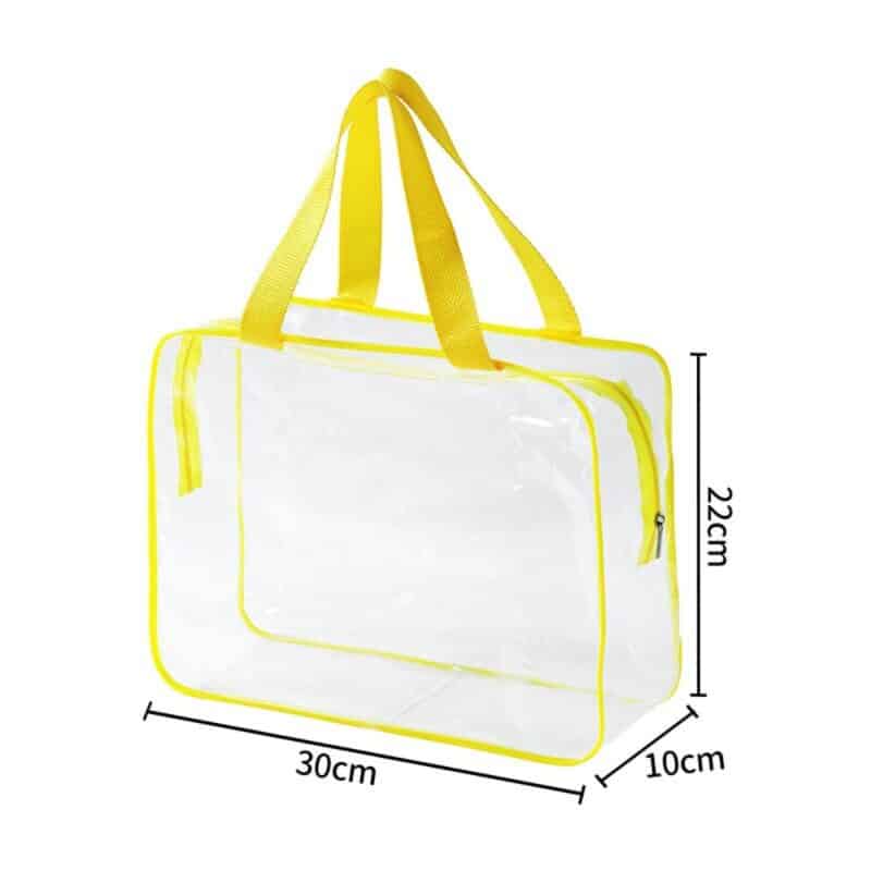 Custom Transparent PVC Toiletry Bag with Handle - 2