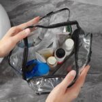 Custom Transparent PVC Toiletry Bag with Handle - 3