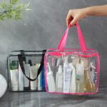 Custom Transparent PVC Toiletry Bag with Handle - 4