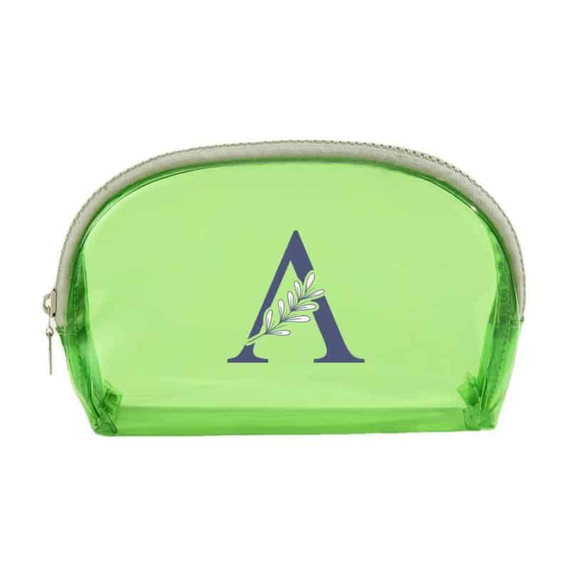 Custom Transparent PVC Toiletry Bag with Zippered Closure - 4