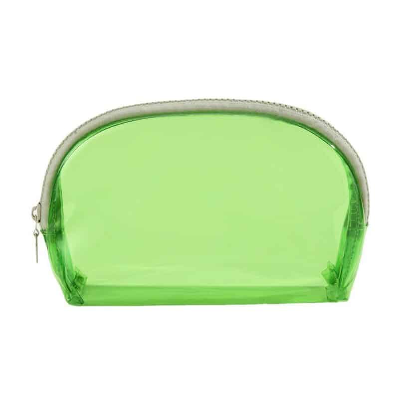 Custom Transparent PVC Toiletry Bag with Zippered Closure - 5