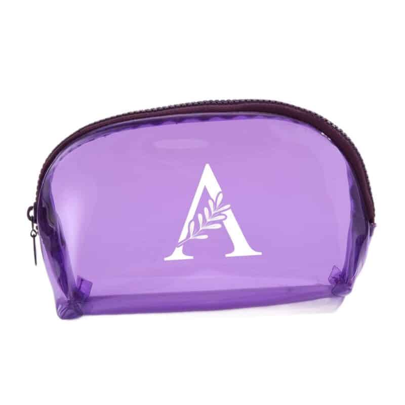 Custom Transparent PVC Toiletry Bag with Zippered Closure - 6
