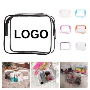 Custom Transparent PVC Waterproof Travel Toiletry Bag