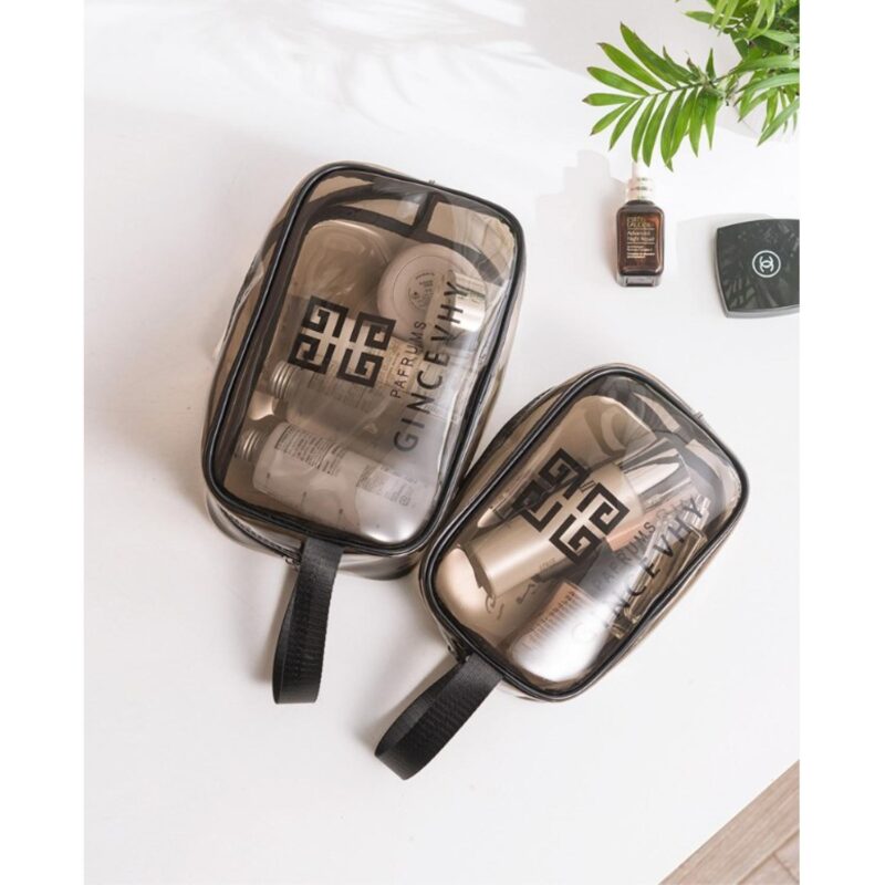 Custom Transparent Travel Storage Pouch Toiletry Bag (Small) - 2