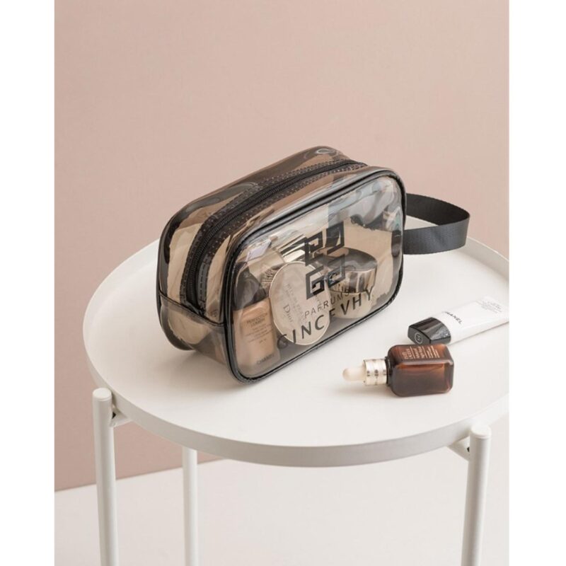 Custom Transparent Travel Storage Pouch Toiletry Bag (Small) - 3