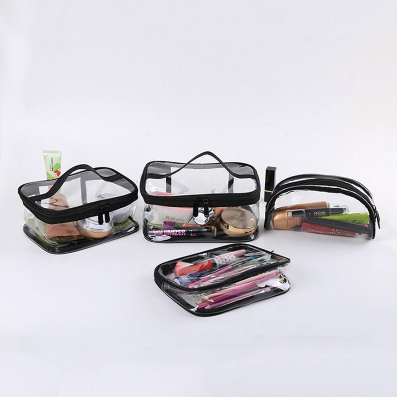 Custom Transparent Travel Storage Pouch Toiletry Bag (Small) - 4