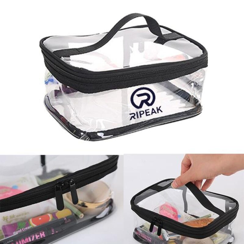 Custom Transparent Travel Storage Pouch Toiletry Bag (Small) - 5