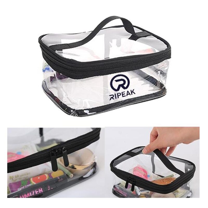 Custom Transparent Travel Storage Pouch Toiletry Bag (Small) - 5