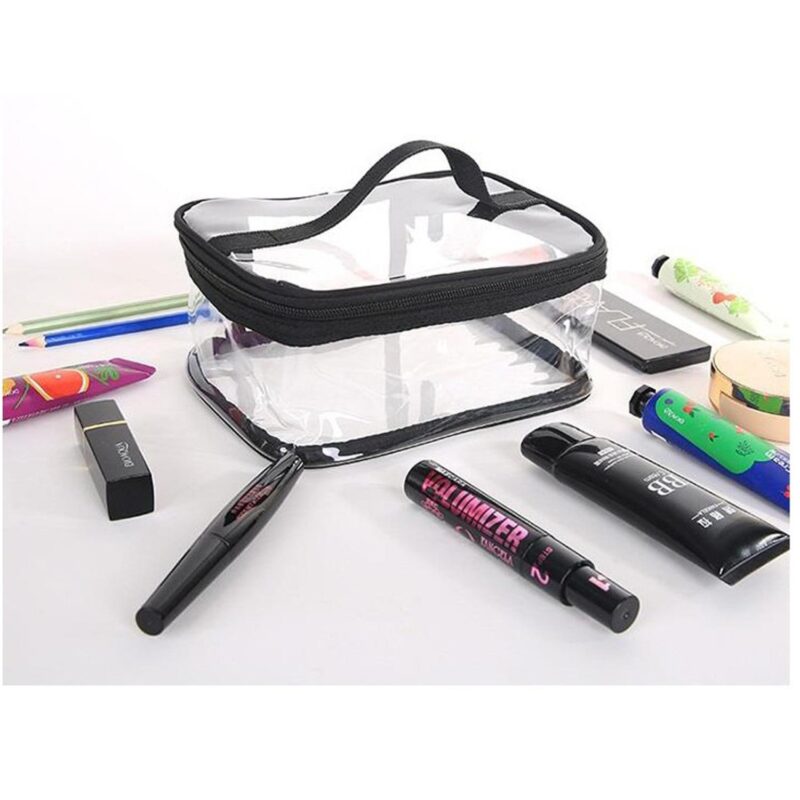 Custom Transparent Travel Storage Pouch Toiletry Bag (Small)