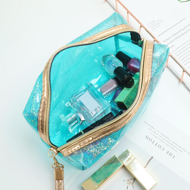 Custom Transparent Travel Toiletry Bag Featuring PVC Material - 3