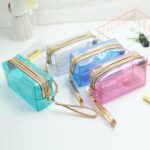 Custom Transparent Travel Toiletry Bag Featuring PVC Material - 4
