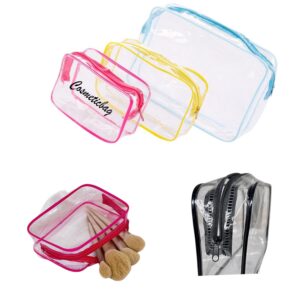Custom Transparent Waterproof Cosmetic Toiletry Bag
