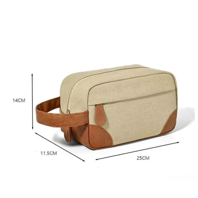 Custom Travel Canvas Toiletry Bag - 1