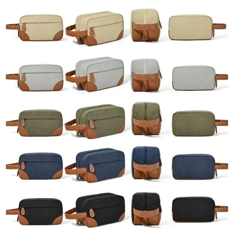 Custom Travel Canvas Toiletry Bag - 7