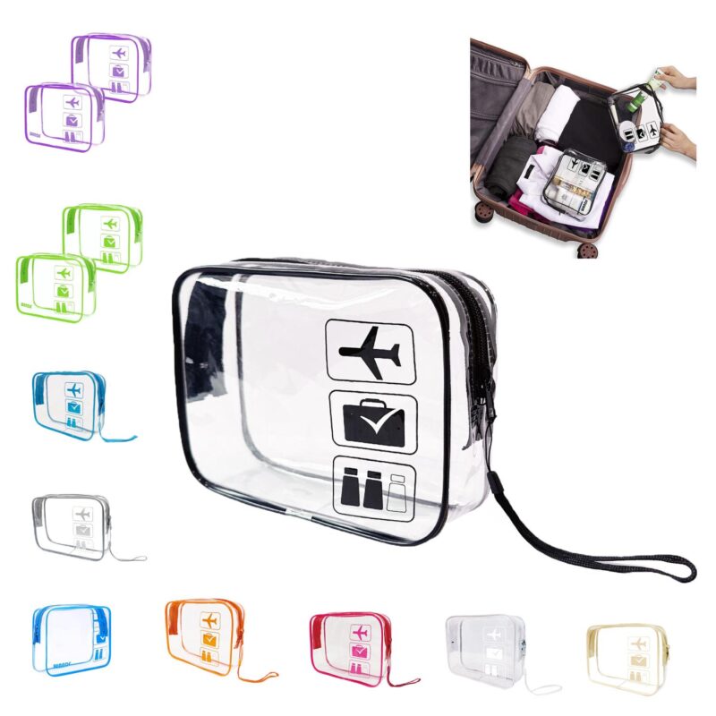 Travel-Clear-Toiletry-Bag-SY-24104 Custom Travel Clear Toiletry Bag