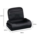 Custom Travel Dopp Kit with Carry Handle Leather Mens - 3