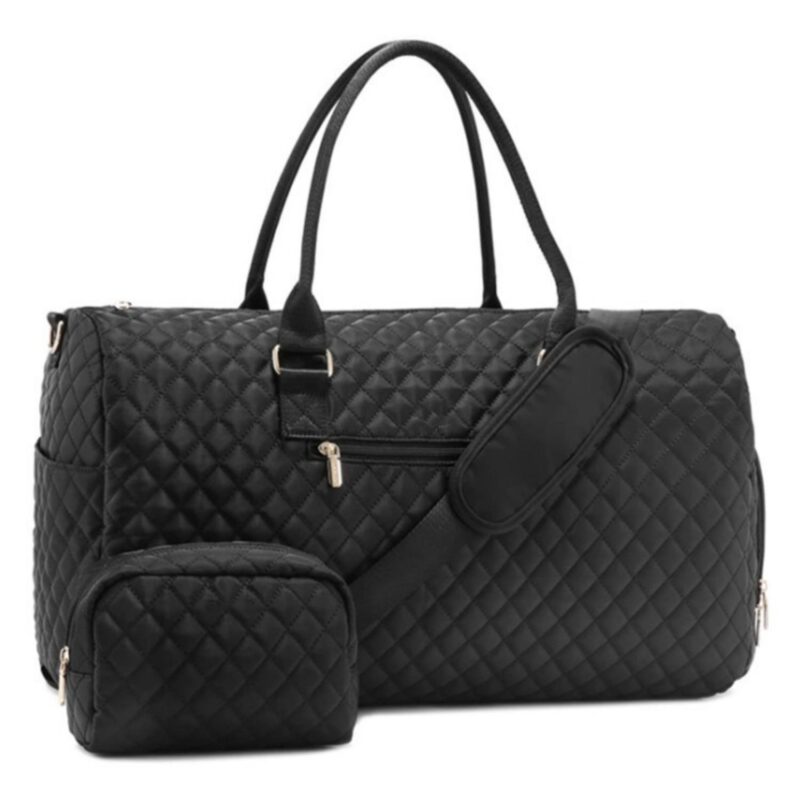 Custom Travel Duffle Weekender W/ Extra Toiletry Bag - 1