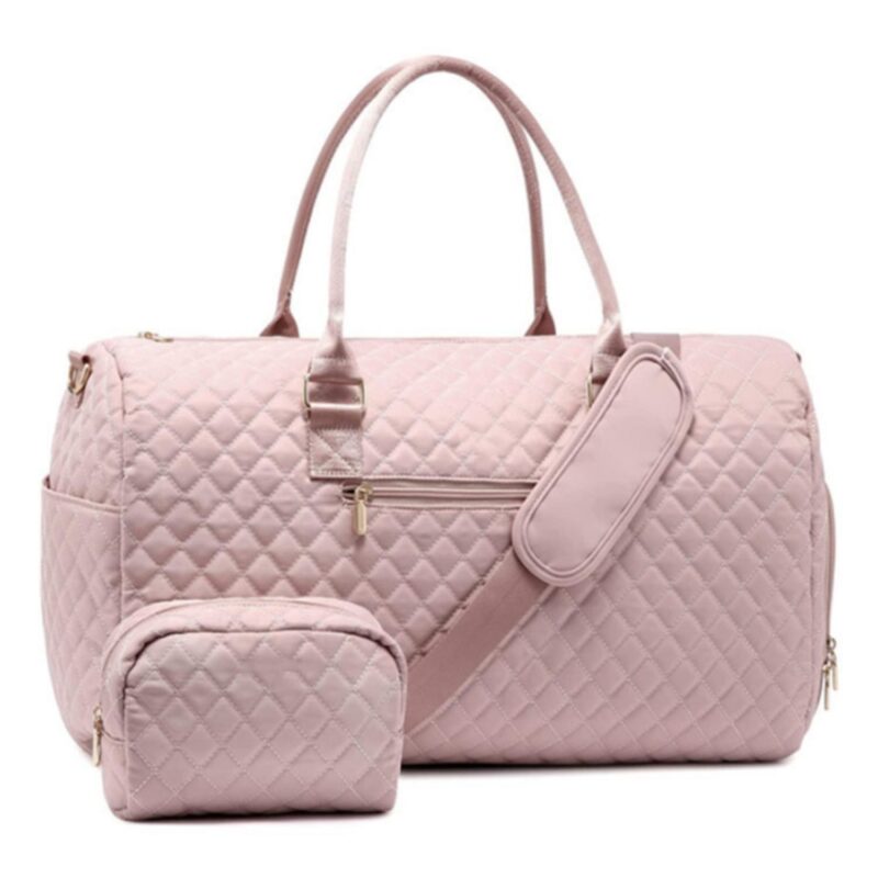 Custom Travel Duffle Weekender W/ Extra Toiletry Bag - 2
