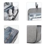 Custom Travel Foldable Toiletry Bag With Hook - 7