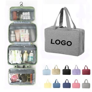 Custom Travel Hanging Foldable Toiletry Bag