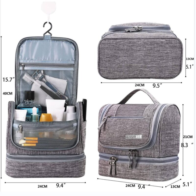 Custom Travel Hanging Toiletry Bag - 1