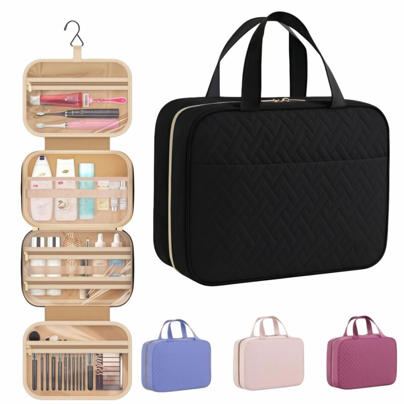 Custom Travel Hanging Toiletry Bag - 1