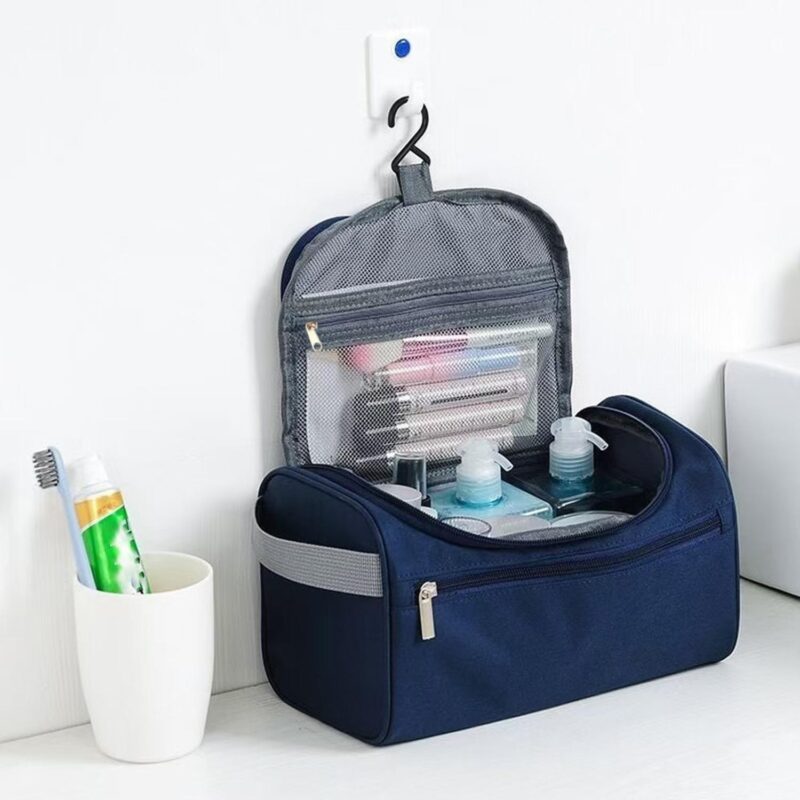 Custom Travel Hanging Toiletry Bag for Men and Women - 3