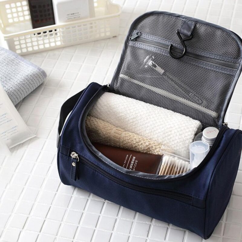 Custom Travel Hanging Toiletry Bag for Men and Women - 4