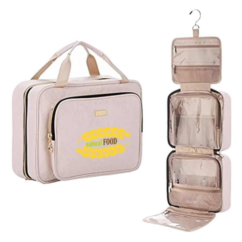 Custom Travel Makeup Toiletry Bag with Handle