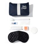 Custom Travel-Ready Oxford Fabric Toiletry Kit With Full Accessories
